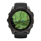 Умные спортивные часы Garmin fenix 8, 51 мм, AMOLED, сапфир, титан с DLC, силиконовый ремешок цвета «чёрный/серый» - фото 5