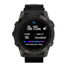 Спортивные часы Garmin epix Pro (Gen 2) Sapphire Edition, 47 мм, чёрный кожаный ремешок, чёрный силиконовый ремешок - фото 7