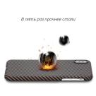 Чехол Pitaka Aramid MagCase Twill для iPhone X Black-Rose Gold - фото 5