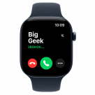 Часы Apple Watch Series 12, 46 мм, керамика цвета «полуночно синий», ремешок Sport Band