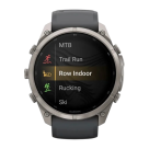 Спортивные часы Garmin fenix 9 Pro, 51 мм, AMOLED, титан, сапфир, силиконовый ремешок цвета «графитовый/чёрный» (с inReach) - фото 7