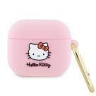 Силиконовый чехол с карабином CG Mobile Hello Kitty «Объёмная мордочка» для AirPods 3-го поколения - фото 10