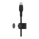 Кабель с оплёткой и ремешком Belkin BoostCharge Pro Flex USB-C (USB 2.0) (2 м) (CAB011) - фото 3