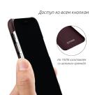 Чехол Pitaka Aramid MagCase Plain для iPhone XR Black-Red - фото 6
