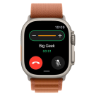 Часы Apple Watch Ultra 3, 49 мм, титан светлого цвета, ремешок Alpine терракотового цвета (2025)