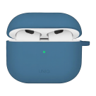 Гибридный силиконовый чехол с карабином и креплениями на уши Uniq Nexo для AirPods 4 (2024) - фото 7