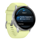 Спортивные часы Garmin Venu 4, 45 мм, силиконовый ремешок лимонного цвета - фото 5
