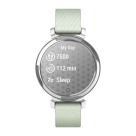 Спортивные часы Garmin Lily 2 Classic, нейлоновый ремешок серо-шалфейного цвета
