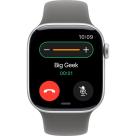 [BG] (Custom) Часы Apple Watch Series 10, 42 мм, алюминий серебристого цвета, ремешок Sport Band каменно-серого цвета