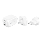 Сетевое зарядное устройство Belkin BoostCharge Pro мощностью 100 Вт (2 USB-C, USB-A) (GaN) (WCH016) - фото 3