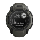 Спортивные часы Garmin Instinct 2X Solar Standard Edition, 50 мм, силиконовый ремешок цвета «мох» - фото 4