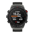 Спортивные часы Garmin MARQ Athlete (Gen 2) Performance Edition, гибридный блочный браслет, силиконовый ремешок цвета «красная плазма» - фото 6