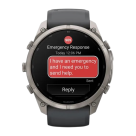 Спортивные часы Garmin fenix 9 Pro, 51 мм, AMOLED, титан, сапфир, силиконовый ремешок цвета «графитовый/чёрный» (с inReach) - фото 8
