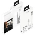 Кабель с оплёткой из нержавеющей стали uBear Force Cable Lightning — USB-A (1,2 м) - фото 5