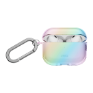 Прозрачный чехол с карабином Uniq Iridescia для AirPods Pro 3