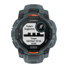 Спортивные часы Garmin Instinct 3, 45 мм, Solar, силиконовый ремешок сумеречного цвета