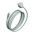 Зарядное устройство с оплёткой Energea Flow Duo Watch для Apple Watch с кабелем USB-C (USB 2.0) (1,5 м)