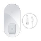 Двойное беспроводное зарядное устройство Baseus Simple BS-W508 для iPhone и AirPods Pro - фото 9