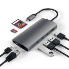USB-Хаб Satechi Multiport Adapter V2 с USB-C (ST-TCMA2) - фото 4