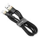 Дата-кабель с нейлоновой оплёткой и ремешком Baseus Cafule Lightning/USB-A (0,5 м, 2,4 А, 480 Мбит/с) - фото 9