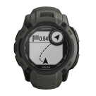 Спортивные часы Garmin Instinct 2X Solar Standard Edition, 50 мм, силиконовый ремешок цвета «мох» - фото 3
