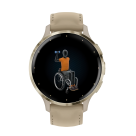 Спортивные часы Garmin Venu 3S, 41 мм, «французский серый» кожаный ремешок, «французский серый» силиконовый ремешок - фото 4