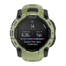 Спортивные часы Garmin Instinct 3, 50 мм, AMOLED, силиконовый ремешок цвета «зелёный папоротник» - фото 4