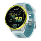 Спортивные часы Garmin Forerunner 570, 47 мм, силиконовый ремешок цвета «полупрозрачный серый»/бирюзовый - фото 2