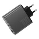 Сетевое зарядное устройство Energea AmpCharge GaN100 мощностью 100 Вт (2 USB-C, USB-A) (GaN) - фото 2