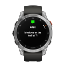 Спортивные часы Garmin epix (Gen 2) Standard Edition, 47 мм, чёрный силиконовый ремешок - фото 11