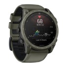 Спортивные часы Garmin tactix 8, 51 мм, AMOLED, Cerakote, оливковый силиконовый ремешок - фото 7