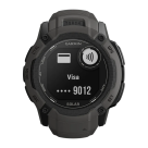 Спортивные часы Garmin Instinct 2X Solar Standard Edition, 50 мм, силиконовый ремешок графитового цвета - фото 12