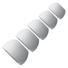 Силиконовые амбушюры Apple для AirPods Pro 3 (размеры XXS, XS, S, M и L) (5 пар)