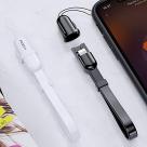 Плоский кабель-брелок ROCK S3 Lightning/USB-A (0,14 м, 2,4 А) - фото 6