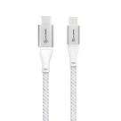 Кабель с нейлоновой оплёткой ALOGIC Super Ultra USB-C/Lightning (1,5 м; MFi) - фото 2