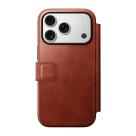 Кожаный чехол-книжка MagSafe Nomad Horween Modern Leather Folio Limited Edition для iPhone 17 Pro - фото 5