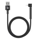 Дата-кабель-подставка с тканевой оплёткой Deppa Lightning/USB-A (1 м, 2,4 А, 480 Мбит/с)