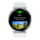 Спортивные часы Garmin Venu 3, 45 мм, силиконовый ремешок цвета «Уайтстоун» - фото 5