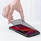 Защитное стекло с фильтром конфиденциальности, сеткой на динамик и установочной рамкой Baseus для iPhone XR и 11 (2 шт.) - фото 11