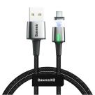 Магнитный дата-кабель с нейлоновой оплёткой Baseus USB-C, Lightning, Micro-USB/USB-A (1 м, 2,4 А, 480 Мбит/с)