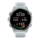 Спортивные часы Garmin Forerunner 570, 42 мм, силиконовый ремешок цвета «полупрозрачный серый»/дымчато-голубой