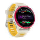 Спортивные часы Garmin Forerunner 570, 42 мм, силиконовый ремешок цвета «полупрозрачный костяной»/«манго» - фото 5