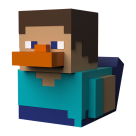 Коллекционная фигурка-утка «Стив» TUBBZ Boxed Minecraft