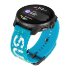 Спортивные часы Suunto Race S Power Blue, голубой силиконовый ремешок - фото 4