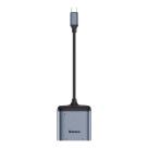 Многопортовый адаптер Baseus с одинарным коннектором USB-C (USB-C PD 60 Вт, 2 HDMI 4K) - фото 2