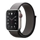 Apple Watch Series 5 Edition GPS + Cellular, 40mm, корпус из титана, спортивный браслет (Sport Loop) цвета «тёмный графит»