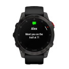 Спортивные часы Garmin epix (Gen 2) Sapphire Edition, 47 мм, чёрный силиконовый ремешок - фото 8