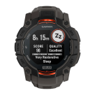 Спортивные часы Garmin Instinct 3, 50 мм, Solar, силиконовый ремешок угольного цвета