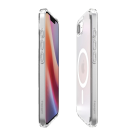 Прозрачный чехол MagSafe Spigen Ultra Hybrid MagFit для iPhone 16e - фото 9