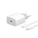 Адаптер питания Deppa мощностью 18 Вт и дата-кабель MFi USB-C/Lightning (USB-C PD 3.0)